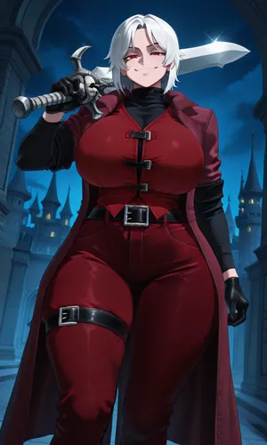 Devil May Cry - Fem-Dante daidoujipv ai generated