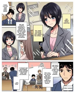 [Amuai Okashi Seisakusho (Matsuzono)] Costume Tengoku ~Shokuba no Kouhai to Irekawatte Kisekae Ningyou ni Sareru Boku~ [English] [Full color]