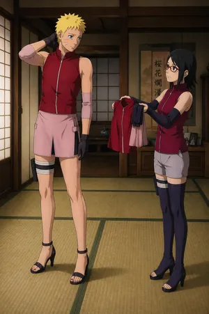 [HOTTIELID] NARUTO COMPLETING HIS DESIRES [ai generated] (japanese)