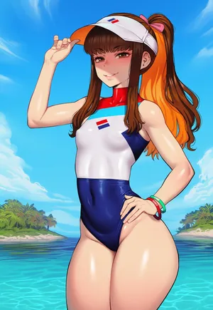 [1-A Dot] Swimsuit Hakunon [AI Generated]