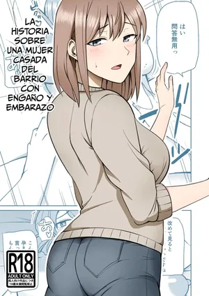 [Shikibuton Cover] Kinjo no Hitozuma o Netotte Haramaseru Hanashi｜Una Historia sobre una Mujer Casada del Barrio con Engaño y Embarazo [Spanish] [La Legión Fantasma]