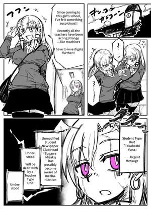 [Tousyoku] Girls School Mechanization Manga 1-7 [English]