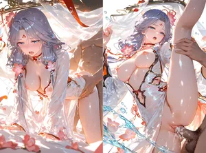 [王者荣耀] [王昭君] [映山客] 王者荣耀 高亮 王昭君 映山客 后入 多角度 [AI Generated]