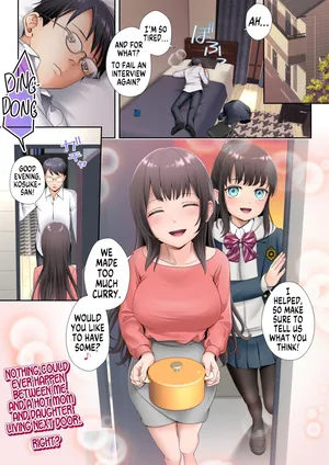 [Hairu Nukemichi (Arubento, Kuratsuka Riko)] Tonari no Heya ni Sumu Bijin Boshi ga Uchūjin ni Nottorareteshimau Hanashi (Hahahen) | How my Beautiful Mother and Child Neighbors Got Possessed by an Alien (Mother) [English] [GTF]