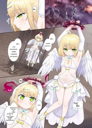 [Hiiragi Popura] Toraware Tenshi no Akuryou Hyoui [Spanish] [TF Scans]