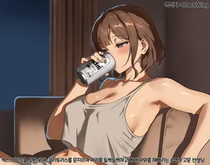 [Anteiru] Sekkusu no kankaku ga wasurerarezu, kuri o suritsuke koshi hekoheko makura onanii shichau suieibu no sensei [Korean]