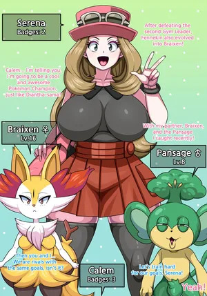 [Teddy Jack] Pokémon (Serena, Braixen & Simisage) [English]