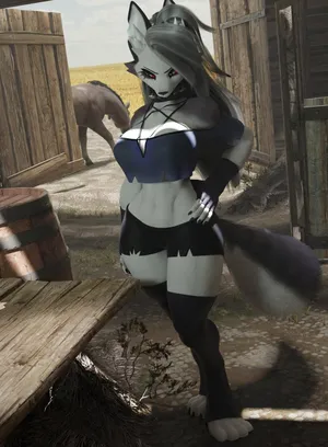 Loona gets fucked by a horse by RatherDevious