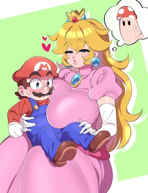 [Asada Shinjin] Pauline invades Mario and Peach in a threesome ❤️ (Super Mario Bros.)
