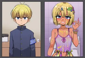 [Osakana no izumi] Benjo fuki iin no oshigoto 2 (gyaru ochi)