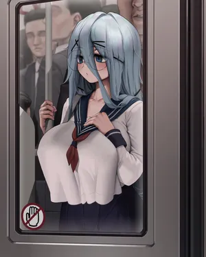 [レッディ] 痴漢電車のユキナちゃん (前-中編)