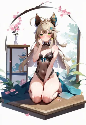 [NAI Diffusion] Random Genshin Bodysuit [AI Generated]