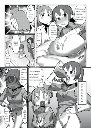 [Kaere Douhou] El trasero de Yuuko se siente flojo, por lo que Mio (y posteriormente Yoshino) le ayudan a calmarlo