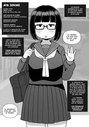 [Surudoiman no Irutokoro (Norihito)] Mob-gao Doukyuusei o Shojo no Mama Anal Kaihatsu shita Hanashi [Spanish]