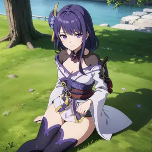 [Spairk1313] Raiden Shogun (Genshin Impact)[AI Generated]