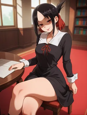 Kaguya Shinomiya | Kaguya-sama: Love Is War waifuinvoker ai generated