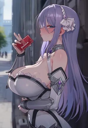 [Pixiv] Thx (120662529)   エリコ&シズル 寝取られ3P [AI Generated]