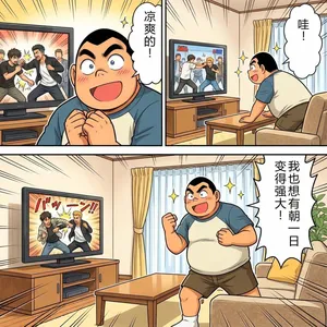 [RE YAMATEMAN] Gluttonous Kojima: The Black and White Doppelgänger [AI Generated]