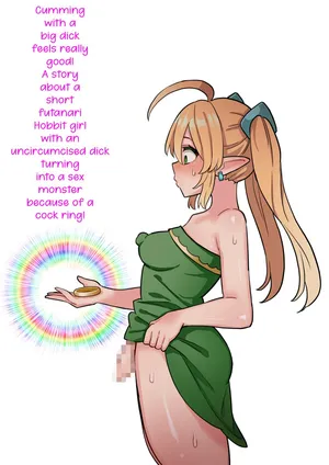 [English] [Hotaru] Cumming with a big dick feels really good! A story about a short futanari hobbit girl with an uncircumcised dick turning into a sex monster because of a cock ring! | Tanshou Houkei Futanari Hobbit Shoujo ga Mahou no Yubiwa de Kyokon Seiyoku Monster ni naru Hanashi [CarlJPTL]