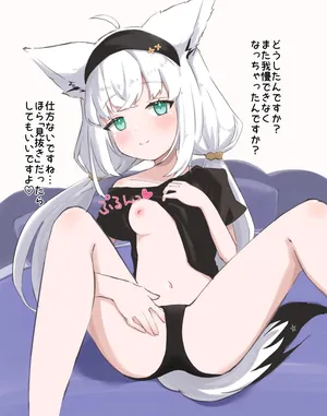 [satezou] フ〇ちゃんで見抜き [白上フブキ]