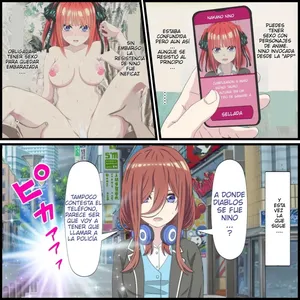 [Banana Style] Anime Chara to Seckle Dekiru Appli ''Miku Hen''｜La App con la que Puedes Cogerte a Personajes de Anime ~El Caso de Miku~  [Spanish] [Darkss 153]