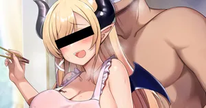 [sakanaya] Hadaka Apron de Kitchen ni Tatte Itara Shokuji Yori Saki ni Omanko o Itadakarete Shimau (Yuzuki Choco)