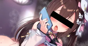 新衣装お披露目ライブ後の寝取られセックス中に彼氏から電話がかかってくる）