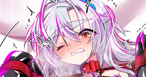 [hikigaeru]【Skeb絵】強制レズ・差分