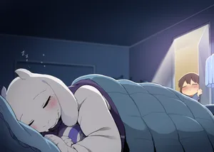 [DAGASI] Monsuta ga Hitori no Mesu ni Natta Yoru (Undertale) [Decensored]