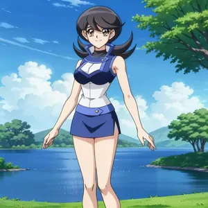 [Spairk1313] Momoe Hamaguchi (Mindy) (Yu-Gi-Oh GX)[AI Generated]